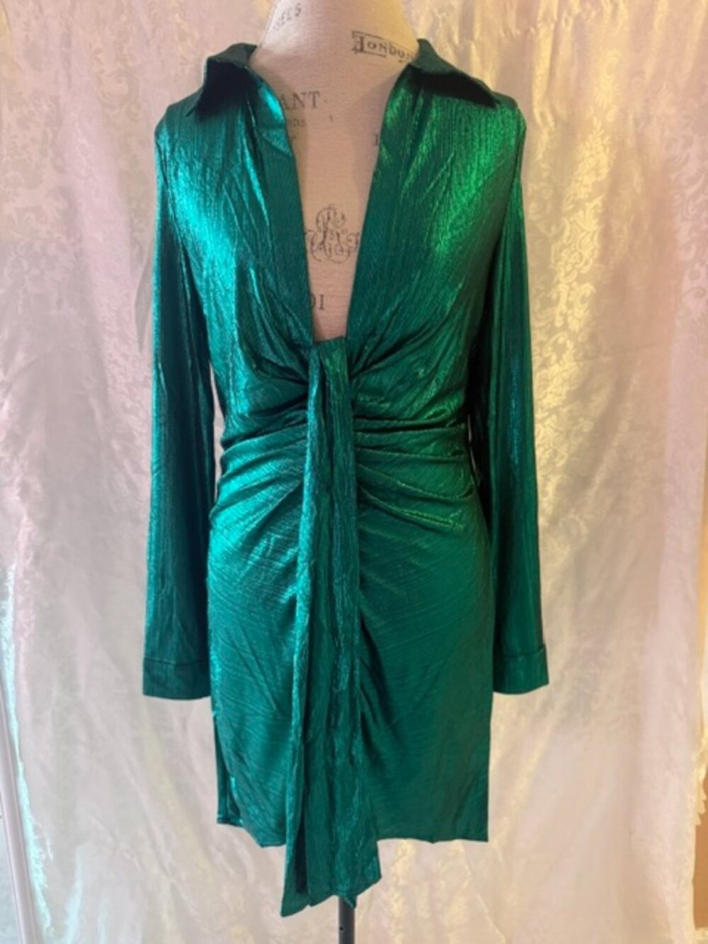 Ladies Green Night Dress